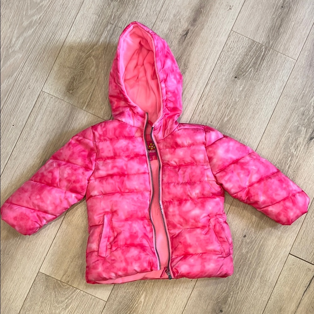 Pink Platinum Kids' Tie-Dye Jacket
